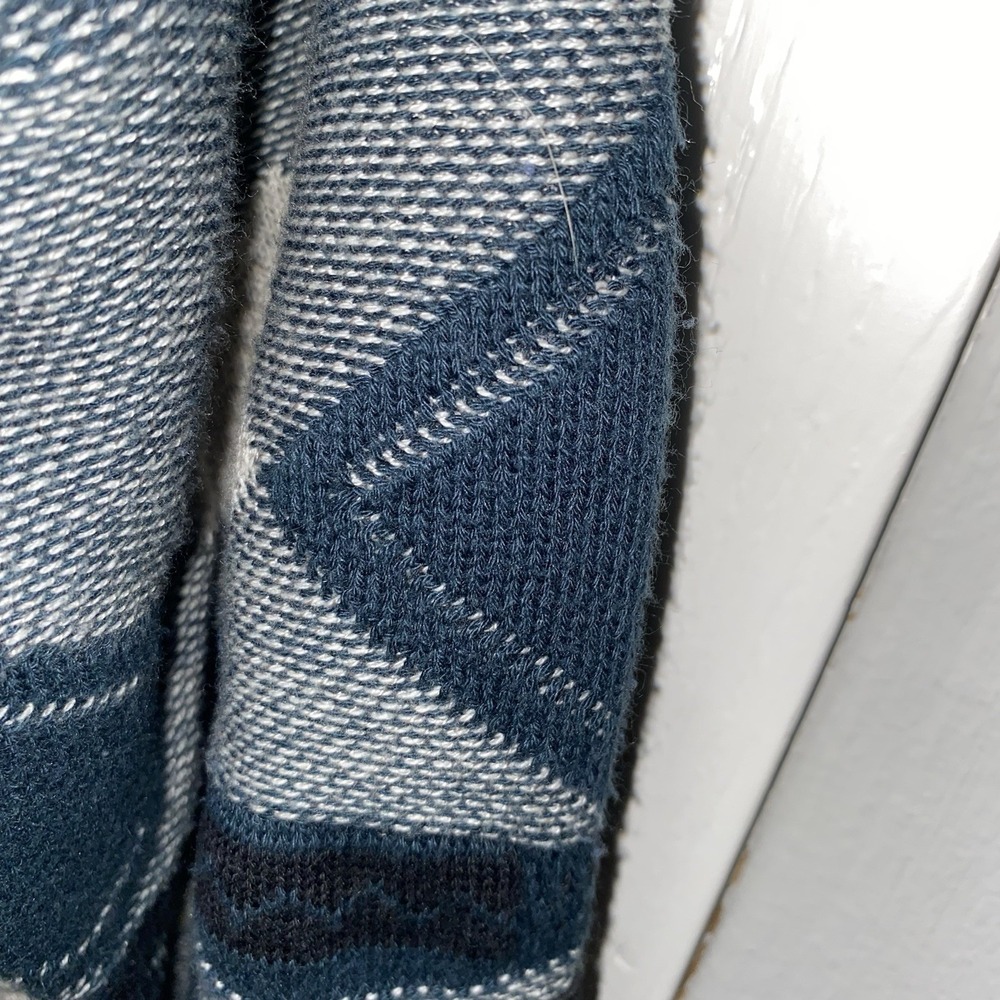 Vintage Portocruz‎ V-Neck Teal Grey Argyle Knit Sweater Art Medium - Picture 7 of 14